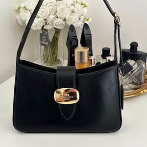 Coach Eliza Black Leather shoulder bag